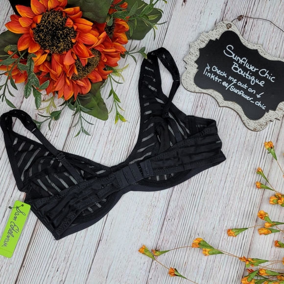 🆕️Sam Edelman Chevron Striped Full Coverage Bra - Picture 5 of 11